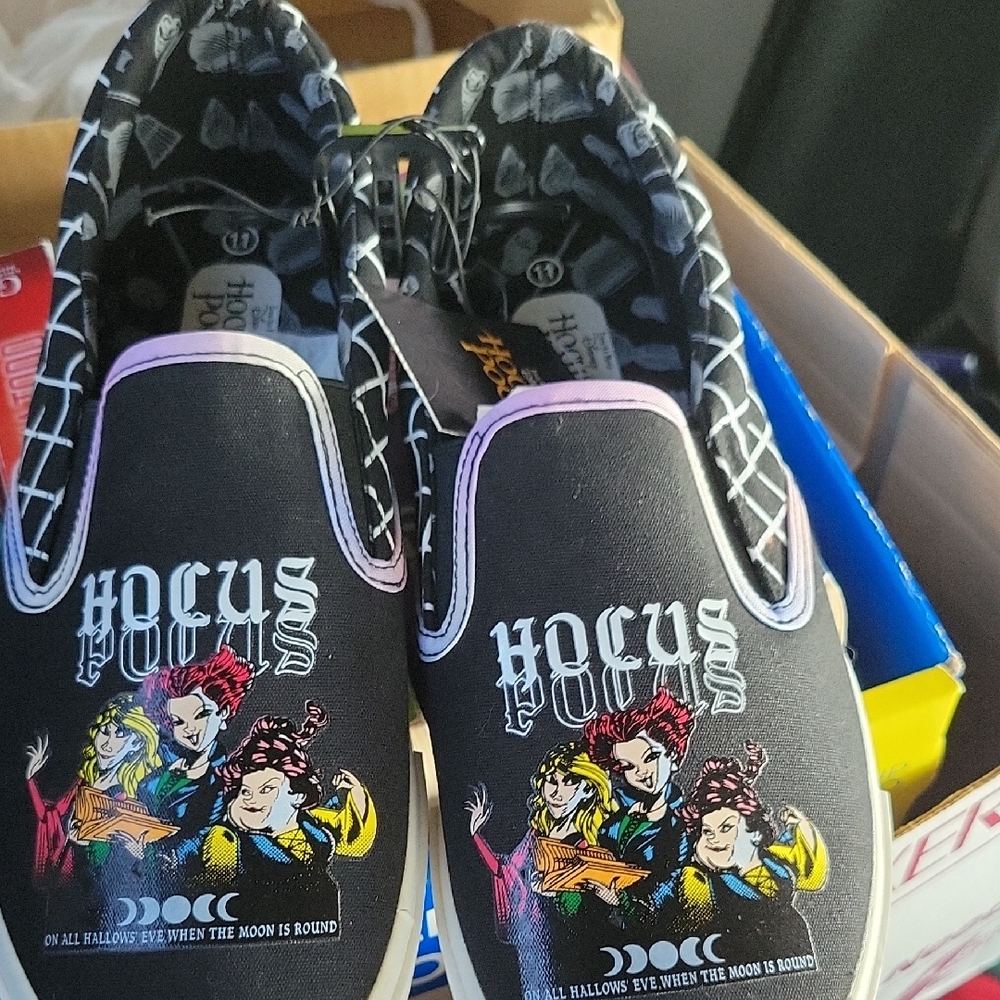 Hocus Pocus Slip-On Sneakers - Black